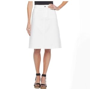 Liz Claiborne Womens Mid Rise A-Line Skirt